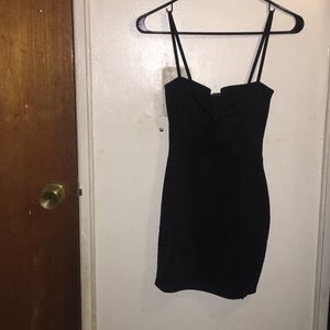 Prettylittlething Black Mini Dress